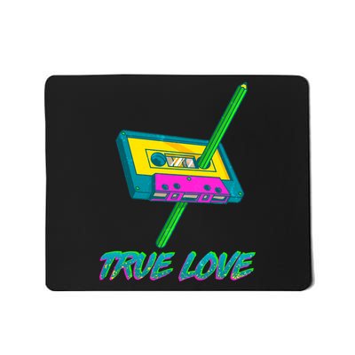 Retro True Love Mousepad