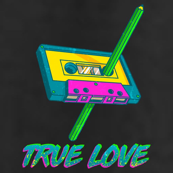 Retro True Love 25L Jumbo Tote