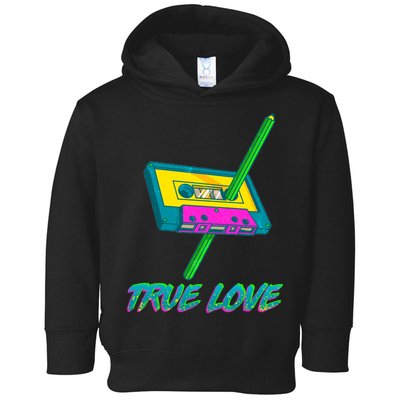 Retro True Love Toddler Hoodie