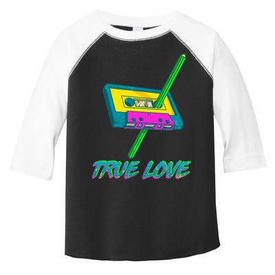 Retro True Love Toddler Fine Jersey T-Shirt