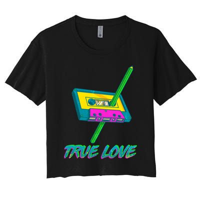 Retro True Love Crop Top