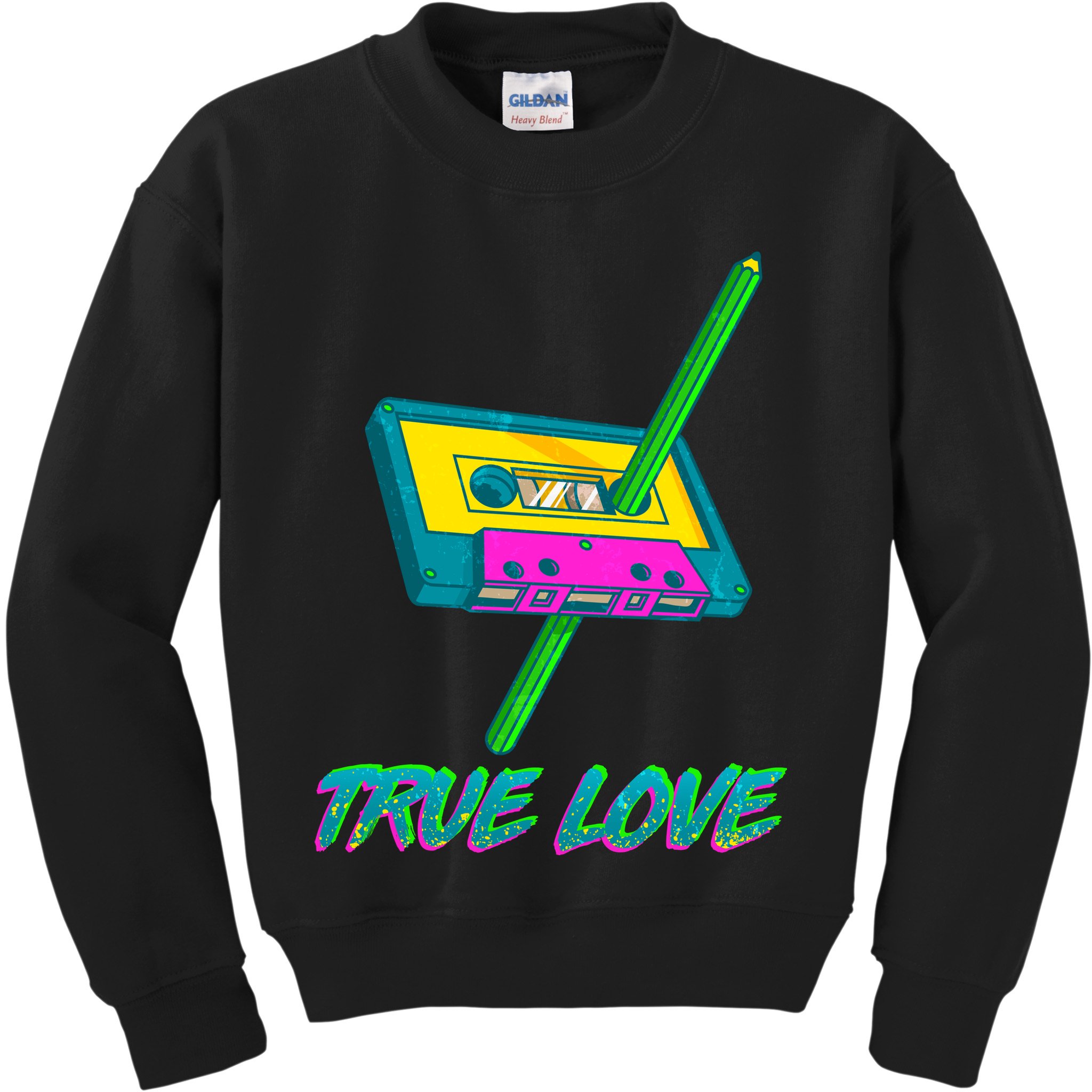 Retro True Love Kids Sweatshirt