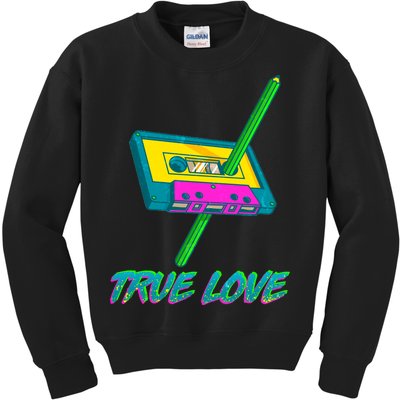 Retro True Love Kids Sweatshirt