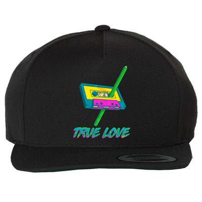 Retro True Love Wool Snapback Cap