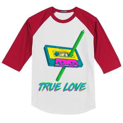 Retro True Love Kids Colorblock Raglan Jersey