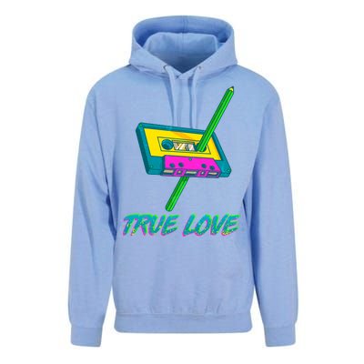 Retro True Love Unisex Surf Hoodie