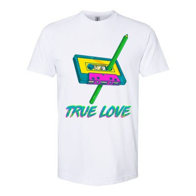 Retro True Love Softstyle® CVC T-Shirt