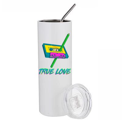 Retro True Love Stainless Steel Tumbler