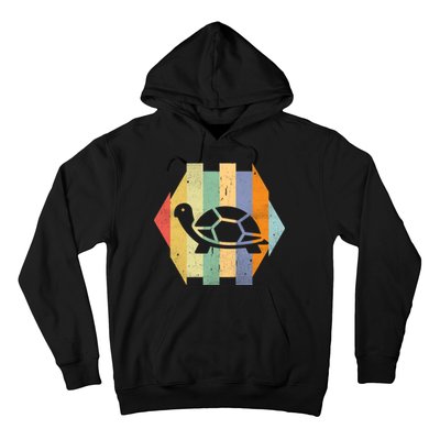 Retro Turtle Silhouette  Hoodie