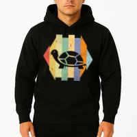 Retro Turtle Silhouette  Hoodie