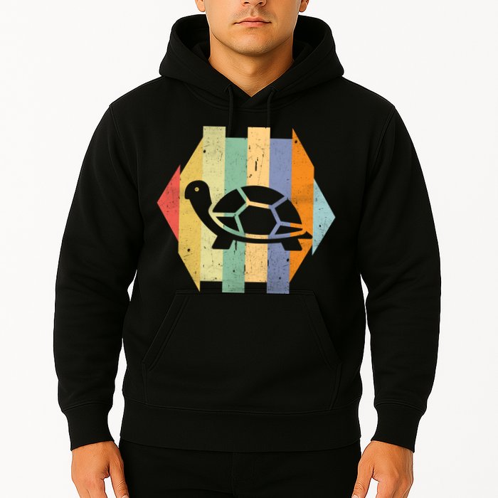 Retro Turtle Silhouette  Hoodie