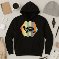 Retro Turtle Silhouette  Hoodie