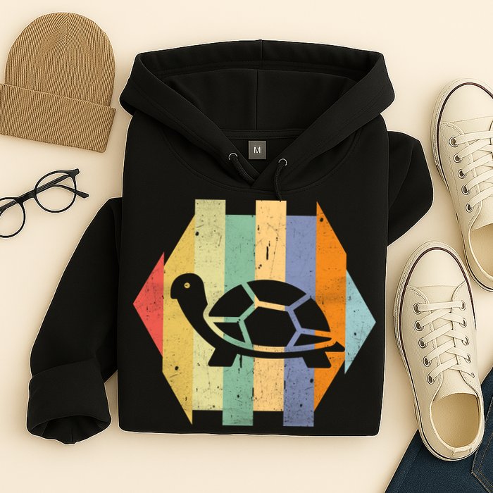 Retro Turtle Silhouette  Hoodie
