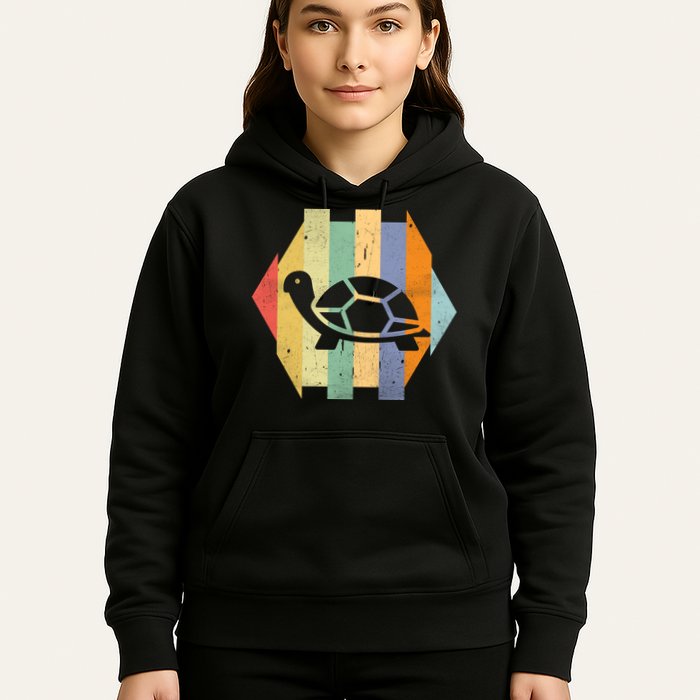 Retro Turtle Silhouette  Hoodie