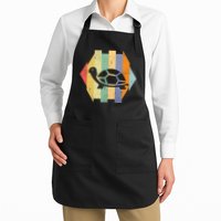 Retro Turtle Silhouette  Apron