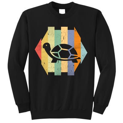 Retro Turtle Silhouette  Sweatshirt