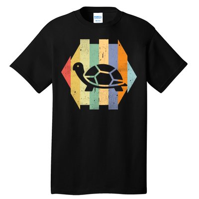 Retro Turtle Silhouette  Tall T-Shirt