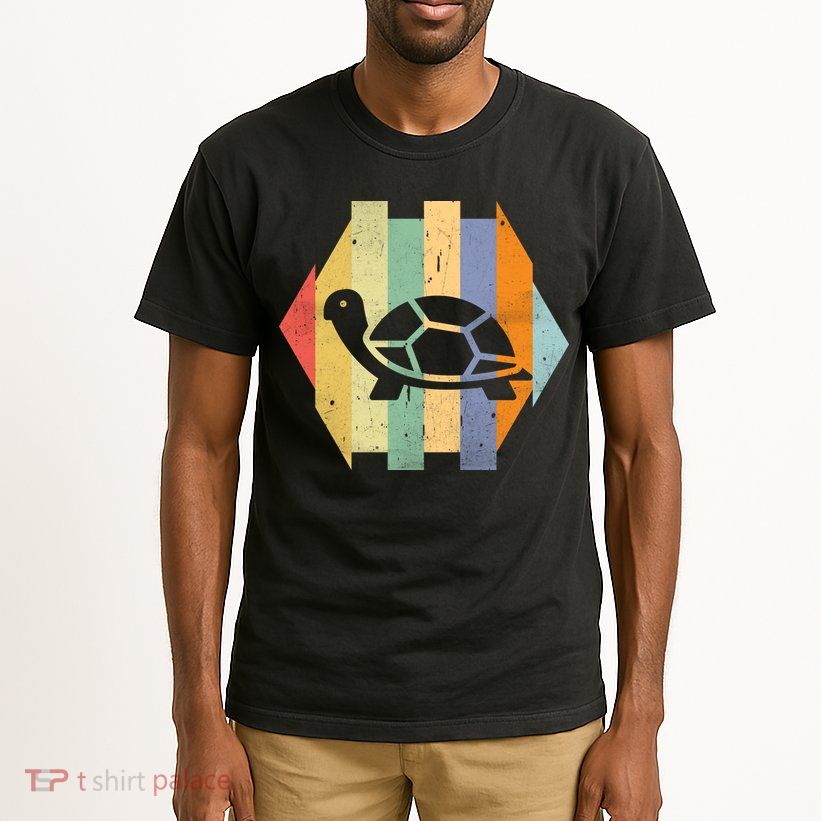 Retro Turtle Silhouette  Tall T-Shirt