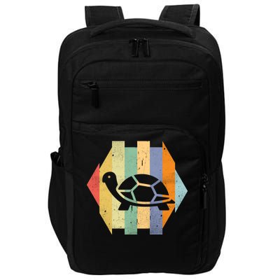 Retro Turtle Silhouette  Impact Tech Backpack