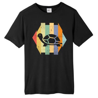 Retro Turtle Silhouette  Tall Fusion ChromaSoft Performance T-Shirt