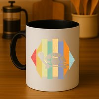 Retro Turtle Silhouette  Mug