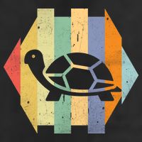 Retro Turtle Silhouette  15oz Campfire Ceramic Mug
