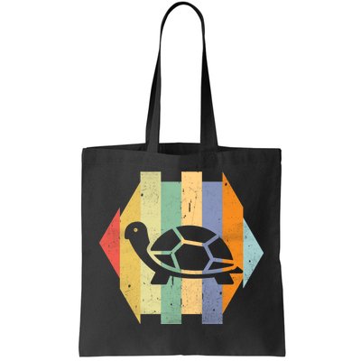 Retro Turtle Silhouette  Tote Bag