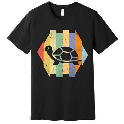 Retro Turtle Silhouette  Premium T-Shirt