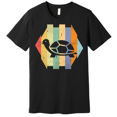 Retro Turtle Silhouette  Premium T-Shirt