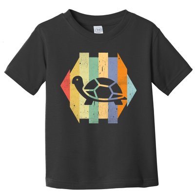 Retro Turtle Silhouette  Toddler T-Shirt
