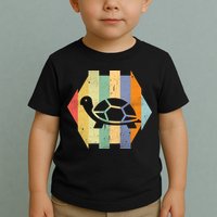 Retro Turtle Silhouette  Toddler T-Shirt