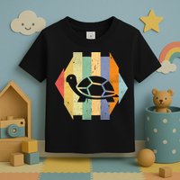 Retro Turtle Silhouette  Toddler T-Shirt