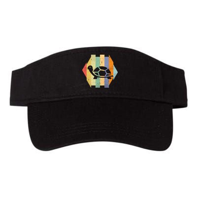 Retro Turtle Silhouette  Visor
