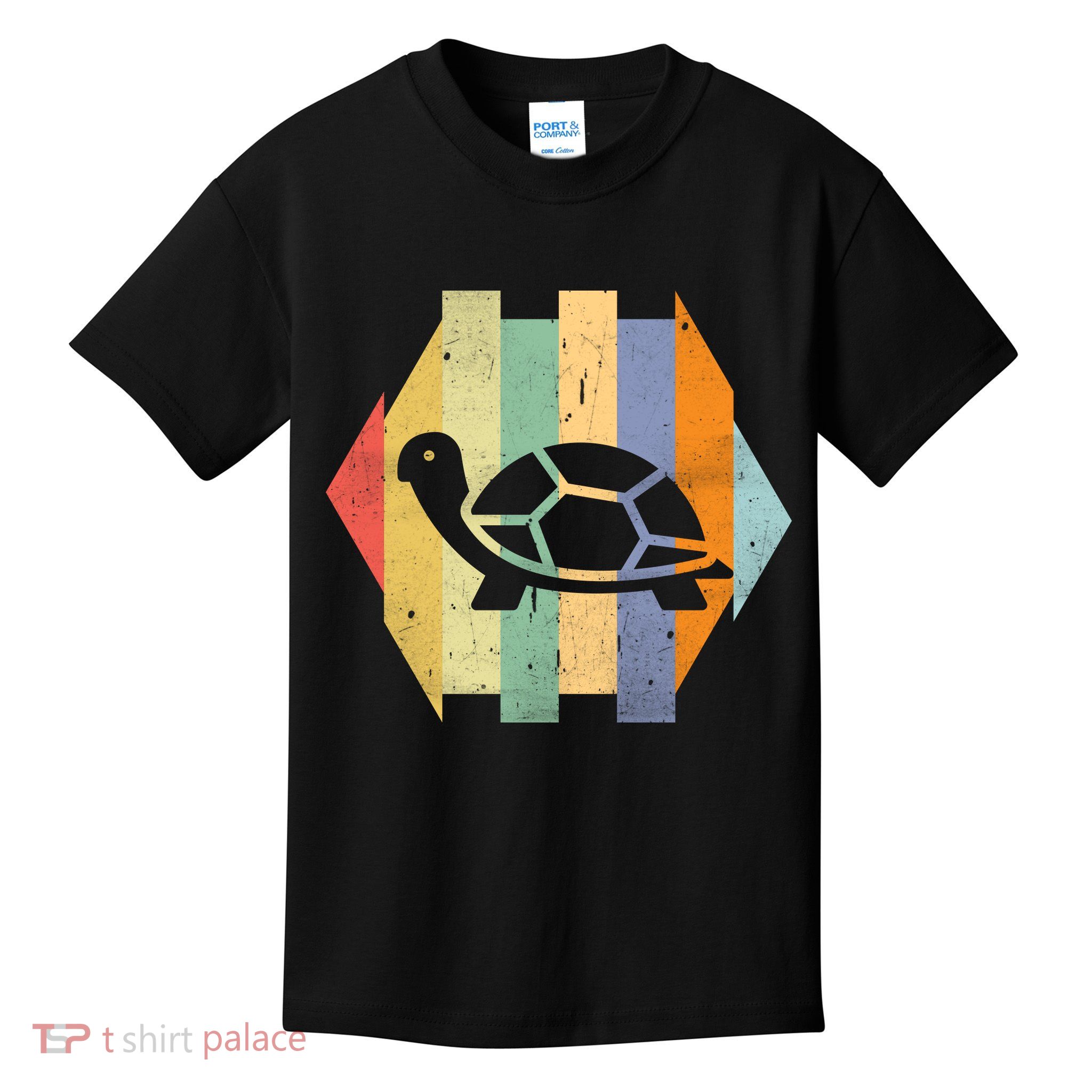 Retro Turtle Silhouette  Kids T-Shirt