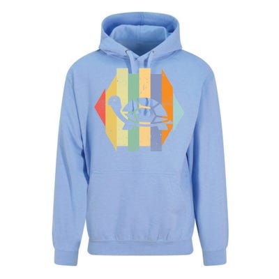 Retro Turtle Silhouette  Unisex Surf Hoodie