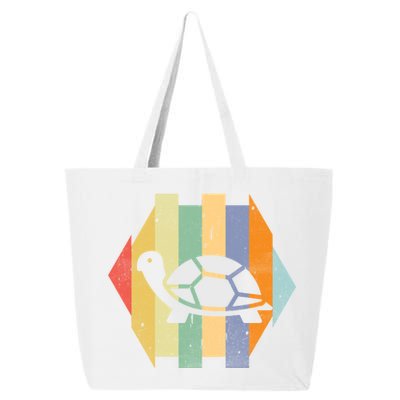 Retro Turtle Silhouette  25L Jumbo Tote