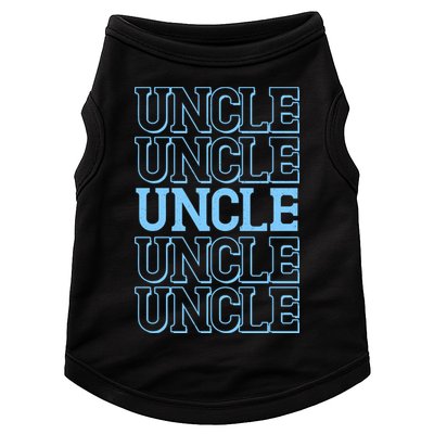 Retro Uncle Pattern Doggie Tank
