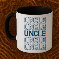 Retro Uncle Pattern Mug