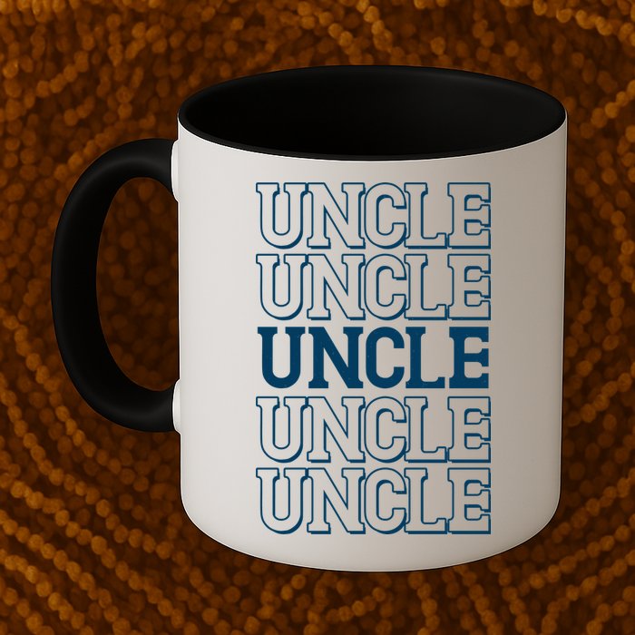 Retro Uncle Pattern Mug