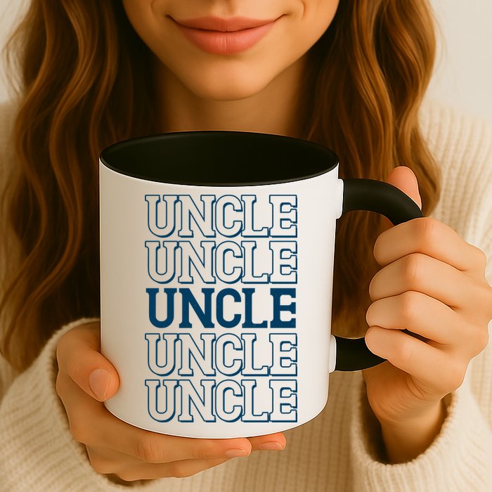 Retro Uncle Pattern Mug