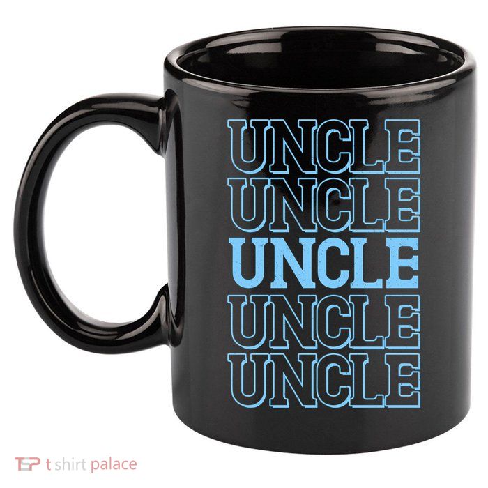 Retro Uncle Pattern 11oz C Handle Ceramic Mug