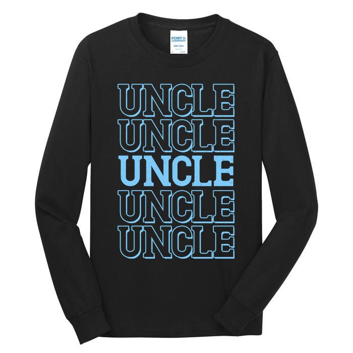 Retro Uncle Pattern Tall Long Sleeve T-Shirt