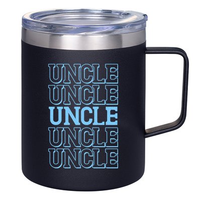 Retro Uncle Pattern 12oz Stainless Steel Coffee Mug