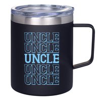 Retro Uncle Pattern 12oz Stainless Steel Coffee Mug
