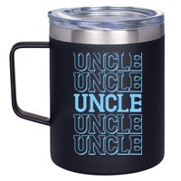 Retro Uncle Pattern 12oz Stainless Steel Coffee Mug