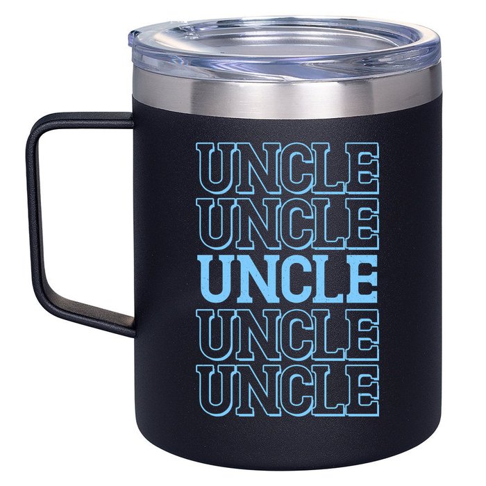 Retro Uncle Pattern 12oz Stainless Steel Coffee Mug