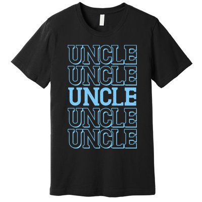 Retro Uncle Pattern Premium T-Shirt