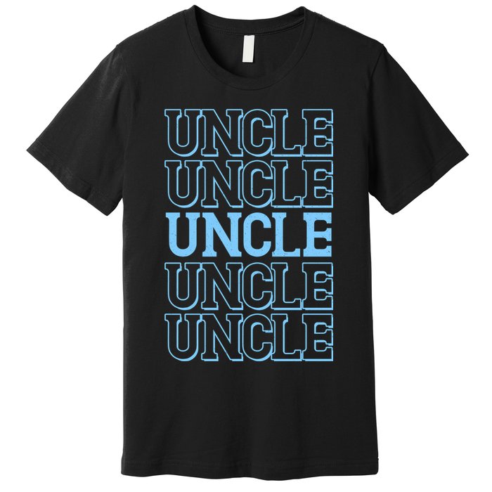 Retro Uncle Pattern Premium T-Shirt