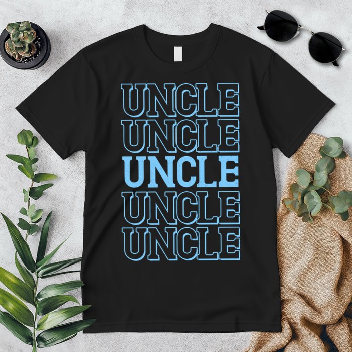 Retro Uncle Pattern Premium T-Shirt