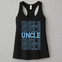 Retro Uncle Pattern Womens Tank Top